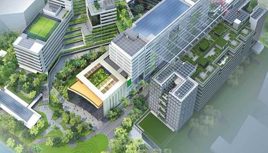 Vista del proyecto del Instituto de Tecnologa de Singapur