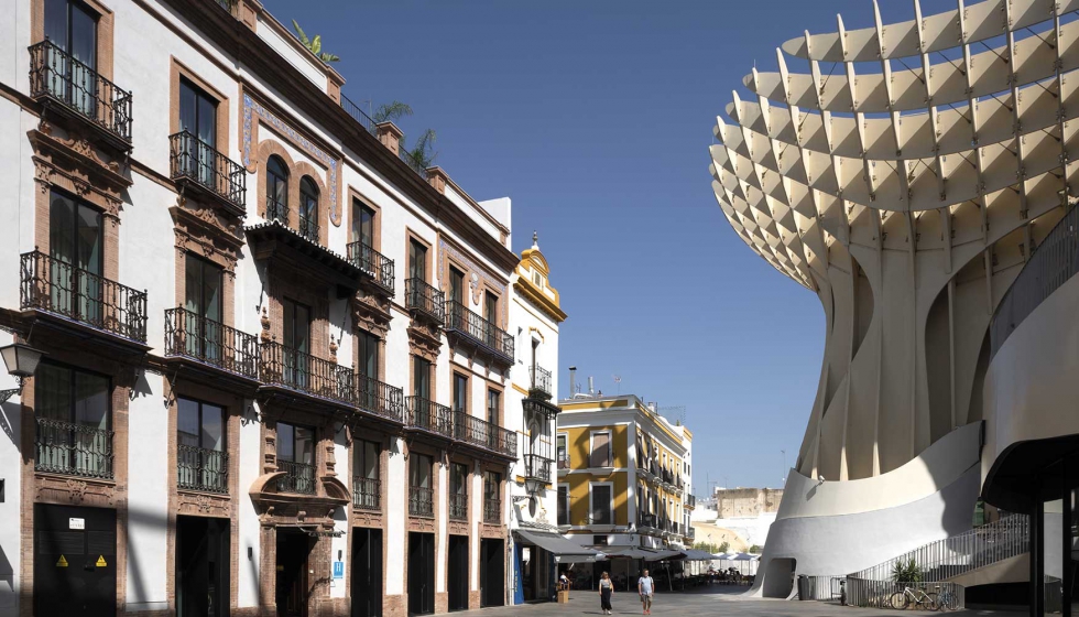Los sistemas de Strugal estn presentes en la renovacin de Casa de Indias, en Sevilla, frente a Metropol Parasol