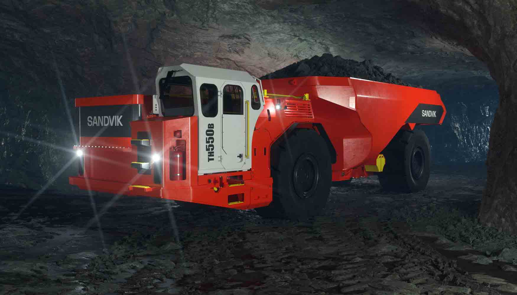 Nuevo camion Sandvik TH550B