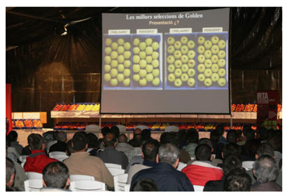 Jornada frutcola celebrada en la Estacin Experimental del Irta en Mollerussa (Lleida)