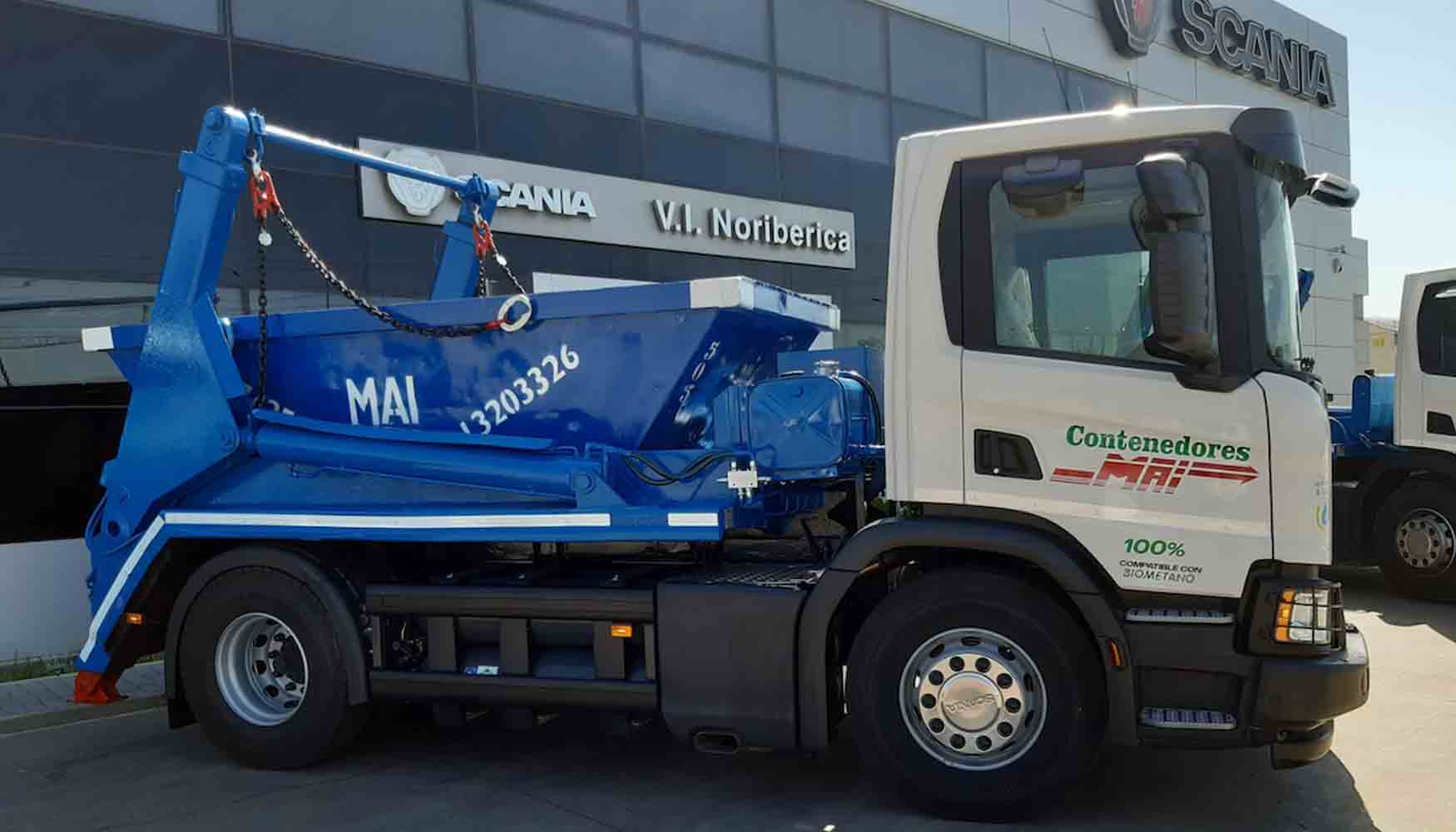 Los dos nuevos vehculos de Contenedores MAI pertenecen a la serie P de Scania