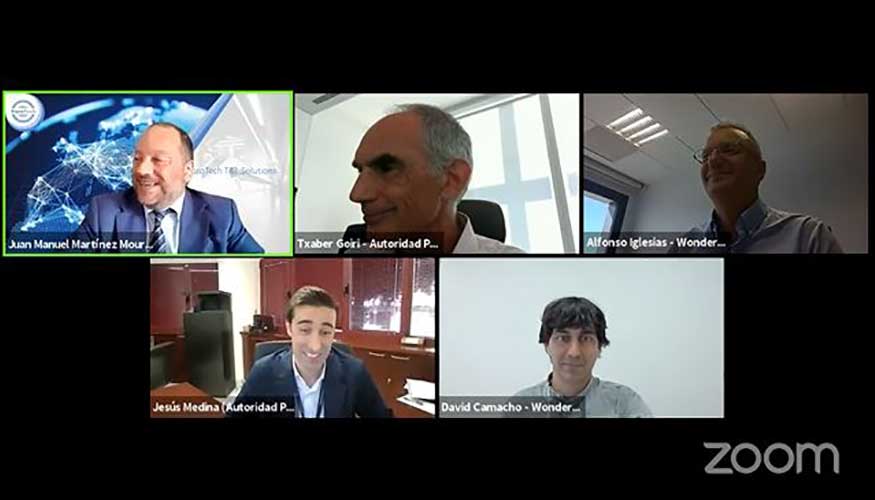 Representantes de Puertos del Estado, de las autoridades portuarias de Valencia, Barcelona, Algeciras y Bilbao, y de las empresas Autodesk... Representantes de Puertos del Estado, de las autoridades portuarias de Valencia, Barcelona, Algeciras y Bilbao, y de las empresas Autodesk...