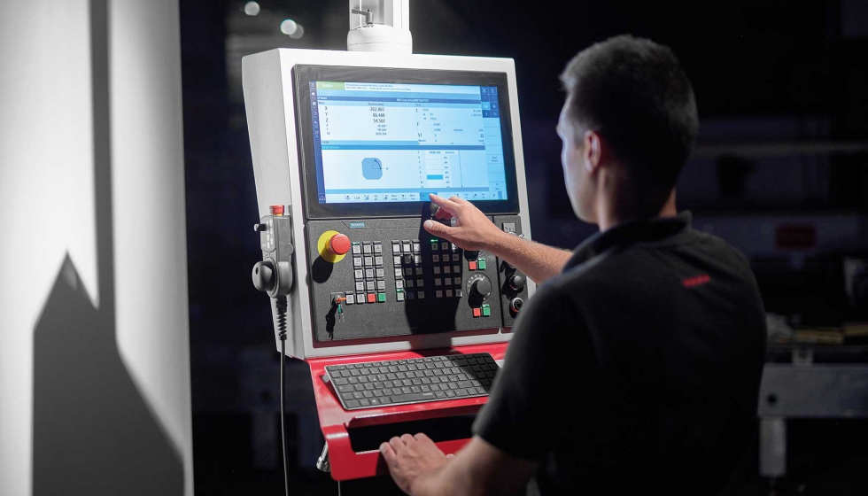 Hawx se suministra exclusivamente con el control Siemens Sinumerik One