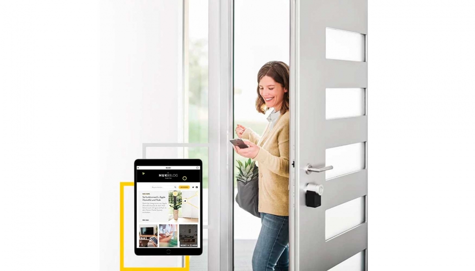 En la actualidad, entre el 1 y el 1,5% de los hogares estn equipados con una cerradura de inteligente en la puerta principal...