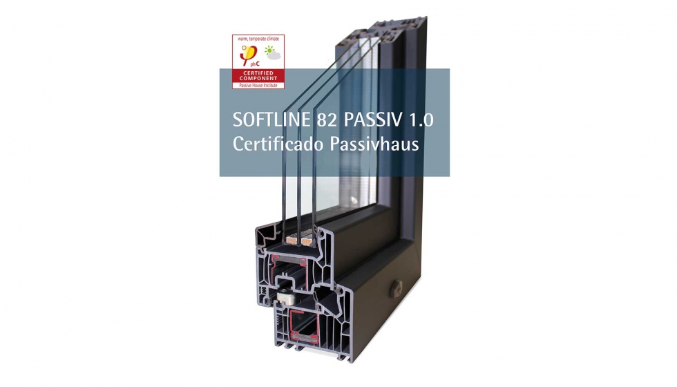 Sistema VEKA SOFTLINE 82 Passiv 1.0, certificado Passivhaus para clima clido-templado