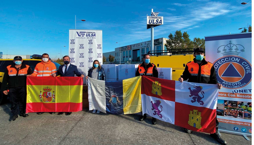 Comercial Ulsa ha colaborado con Proteccin Civil Arroyo de la Encomienda (Valladolid)