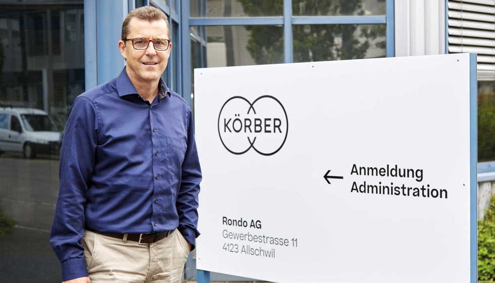 Joachim Hoeltz, director ejecutivo de materiales de embalaje en el rea comercial farmacutica de Krber