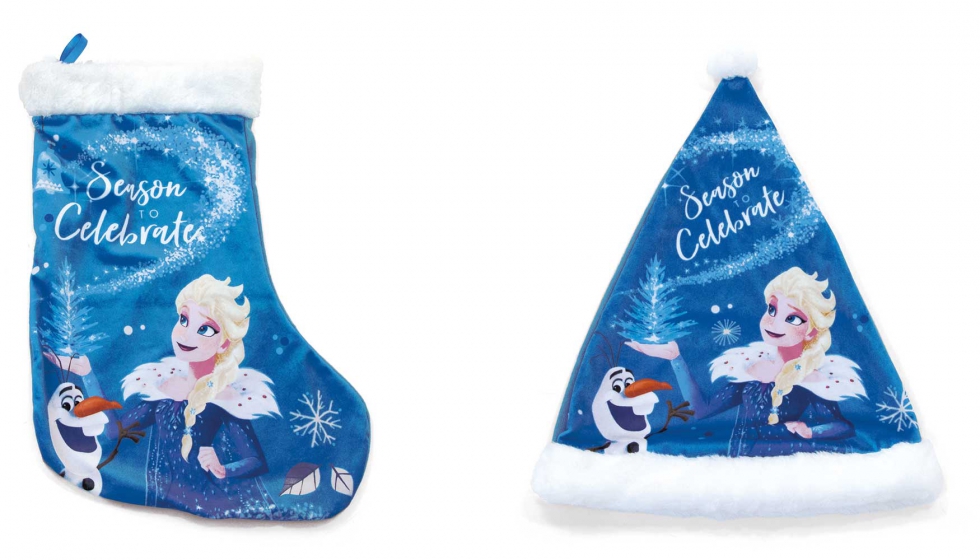 Gorros-Calcetines de Papa Nol para colgar de Frozen
