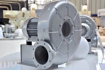 Un ventilador de alta presin de aluminio A-HP 355 de Elektror Airsystems Gmbh. Imagen: Elektror Airsystems gmbh