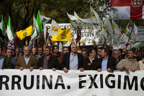 Manifestacin por las calles de Madrid del 21 de noviembre