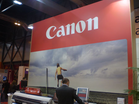 Stand de Canon en Viscom 2009