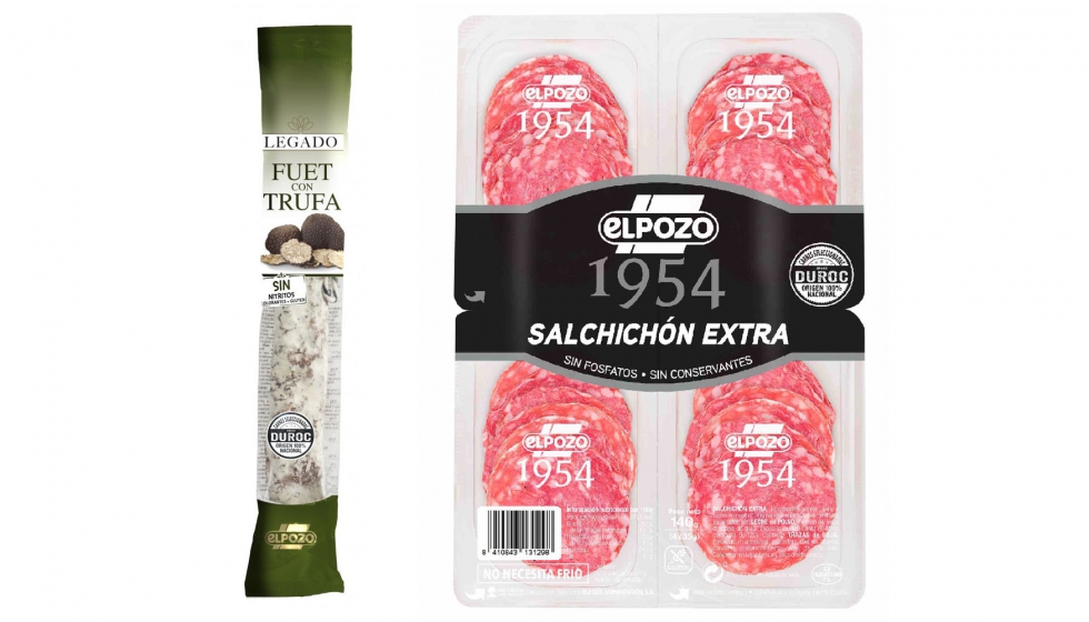 Fuet de trufa Legado y nueva gama de curados de ElPozo 1954