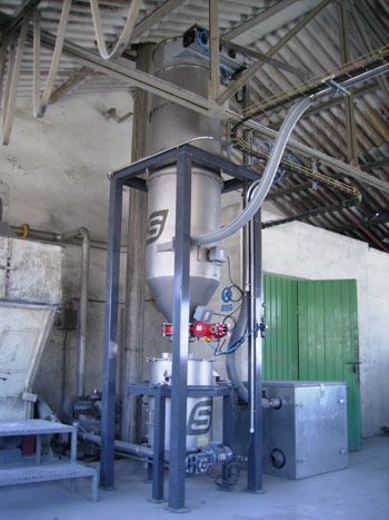 La instalacin de un equipo que manipule slidos a granel genera un coste sin aumentar el valor del producto