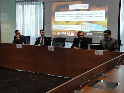 Representantes de Aimme expusieron los resultados de los principales proyectos de innovacin en TIC de los ltimos 15 aos...