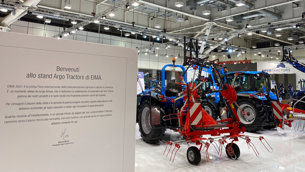Stand de ARGO Tractors en EIMA 2021