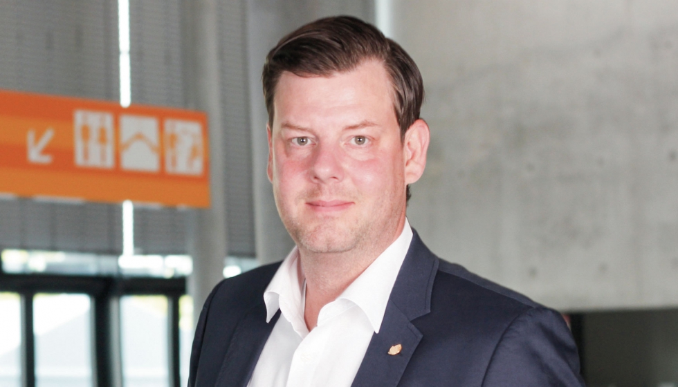 Sebastian Schmid, jefe del departamento de tecnologa de Messe Stuttgart. Copyright: Landesmesse Stuttgart GmbH