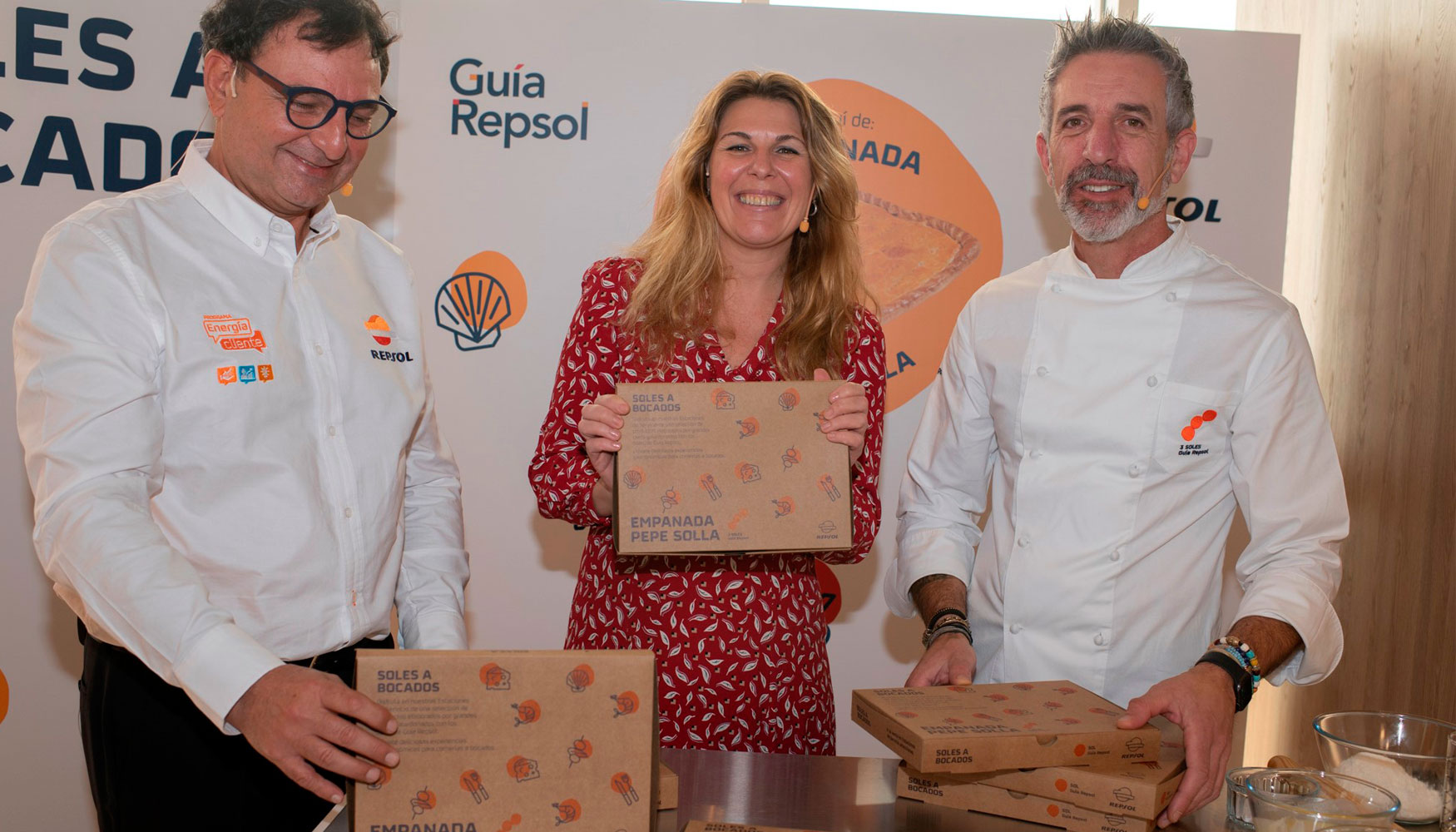 Las empanadas del cocinero gallego estarn disponibles en 187 estaciones de servicio Repsol por un tiempo limitado...