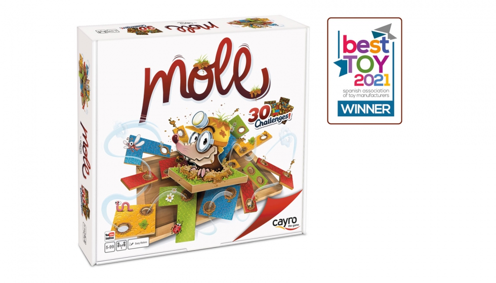 Mole ha sido galardonado con el premio a Mejor Juguete en la categor�a de Juegos, otorgado por la AEFJ