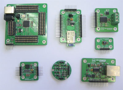 Development of Microingenia Electronics electronic modules