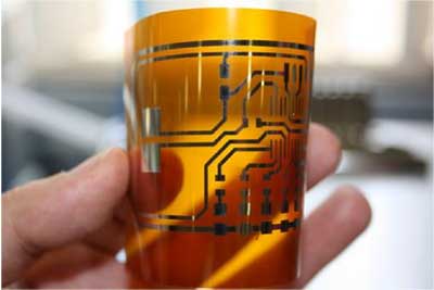 Flexible printed circuit by inkjet