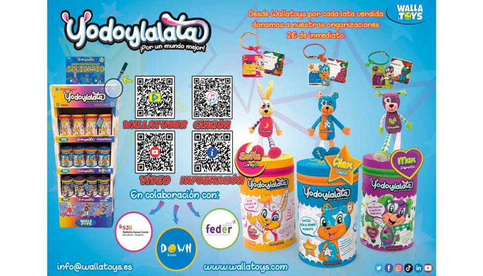 Desde Wallatoys han desarrollado el juguete solidario Yodoylalata