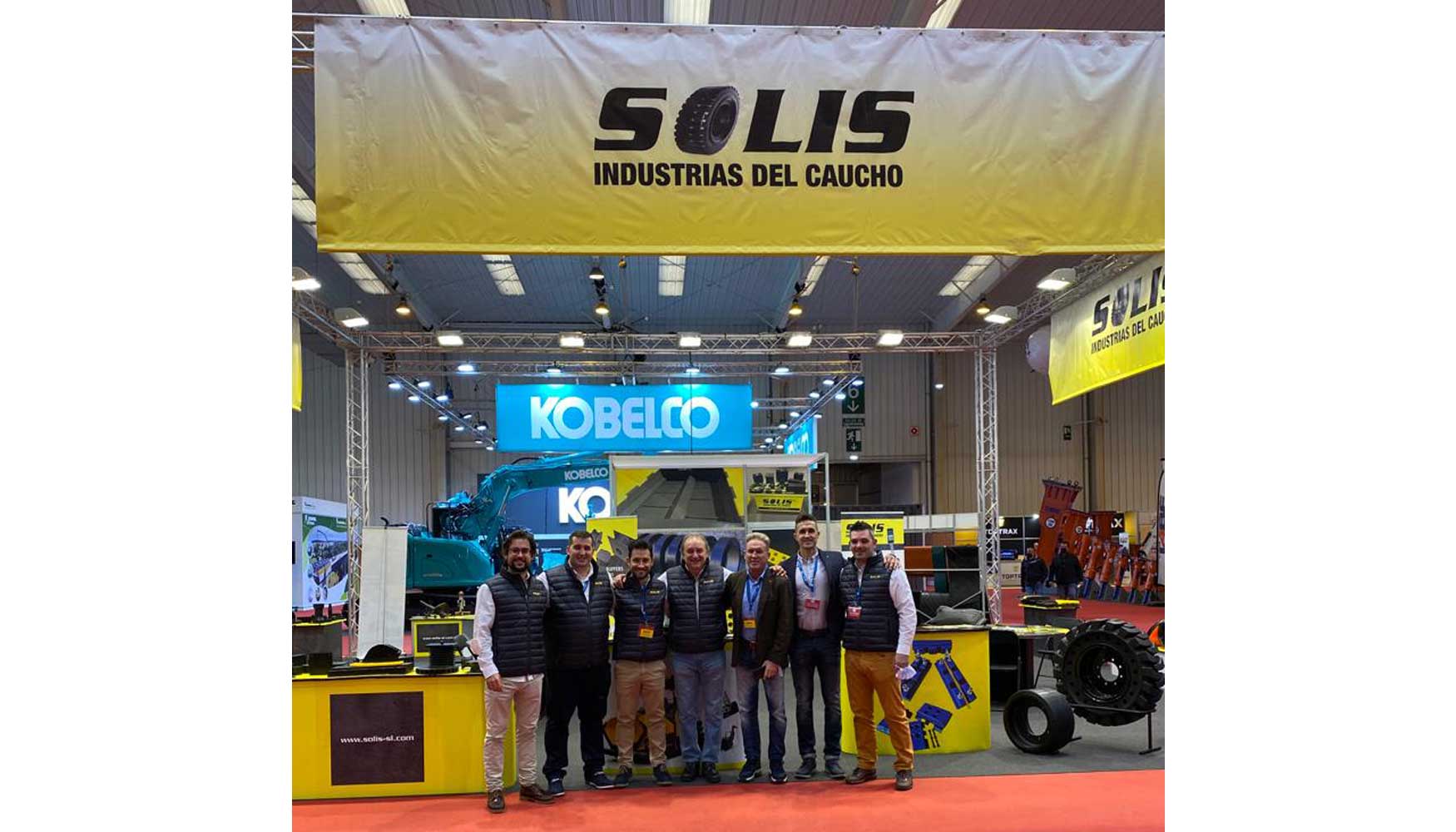 Equipo de Solis Industrias del Caucho en Smopyc 2021