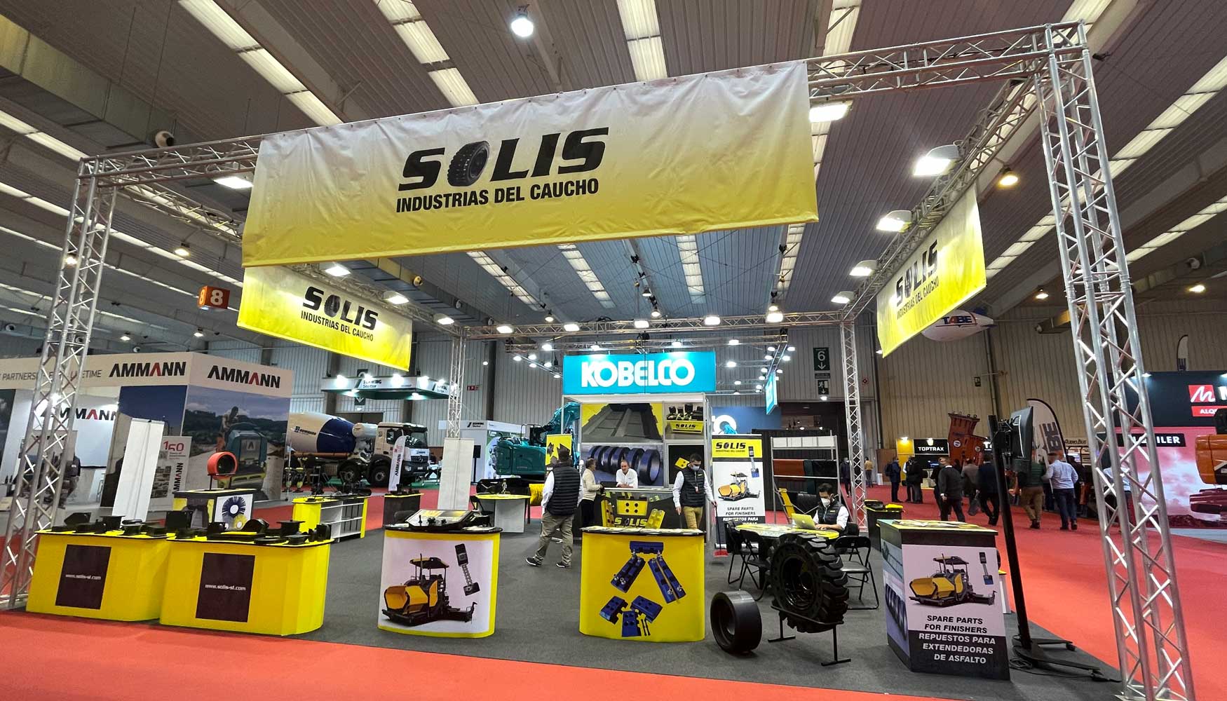 Stand de Solis Industrias del Caucho en Smopyc 2021