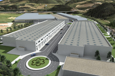 El pol�gono dispone de grandes avenidas que facilitan el acceso y maniobras de los trailers...