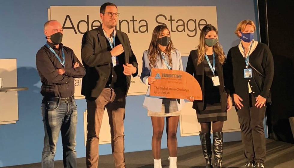Mariel Daz. CEO de Triditive, recogi el premio The Global Water Challenge Barcelona de GoHub