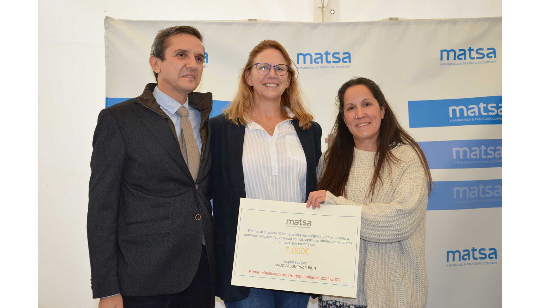 Entrega de Premios Programa Alianza MATSA 2021 - Primer Premio