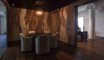 Para amueblar las oficinas se eligieron fabricantes de mobiliario de primer nivel