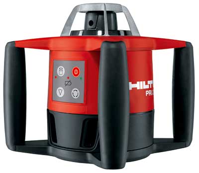 Rotating laser Hilti PRI 2 Hilti Spanish, his simple system of remote control speeds up all kinds of alignment and leveling work...