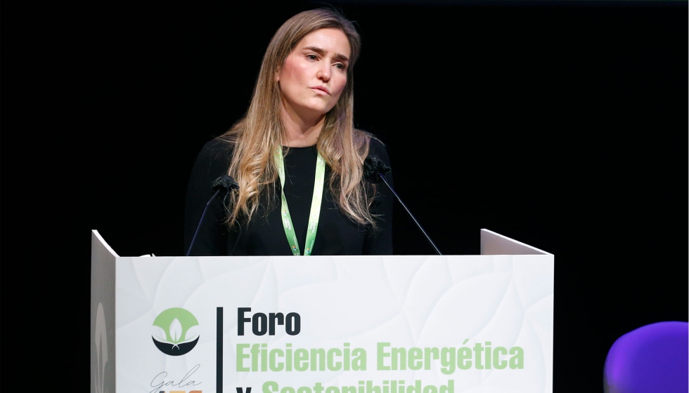 Sara Aagesen, secretaria de Estado de Energa, en la inauguracin del Foro
