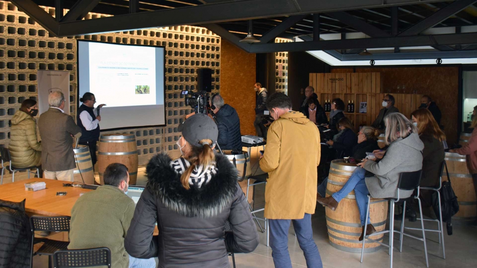 El acto de presentacin tuvo lugar en la bodega Mas Rod