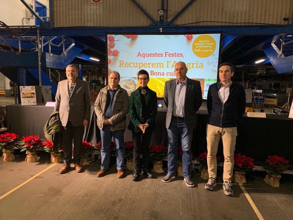 Representantes de los mayoristas de Mercabarna