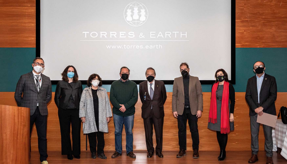 Premiados Torres & Earth 2021, de izquierda a derecha...