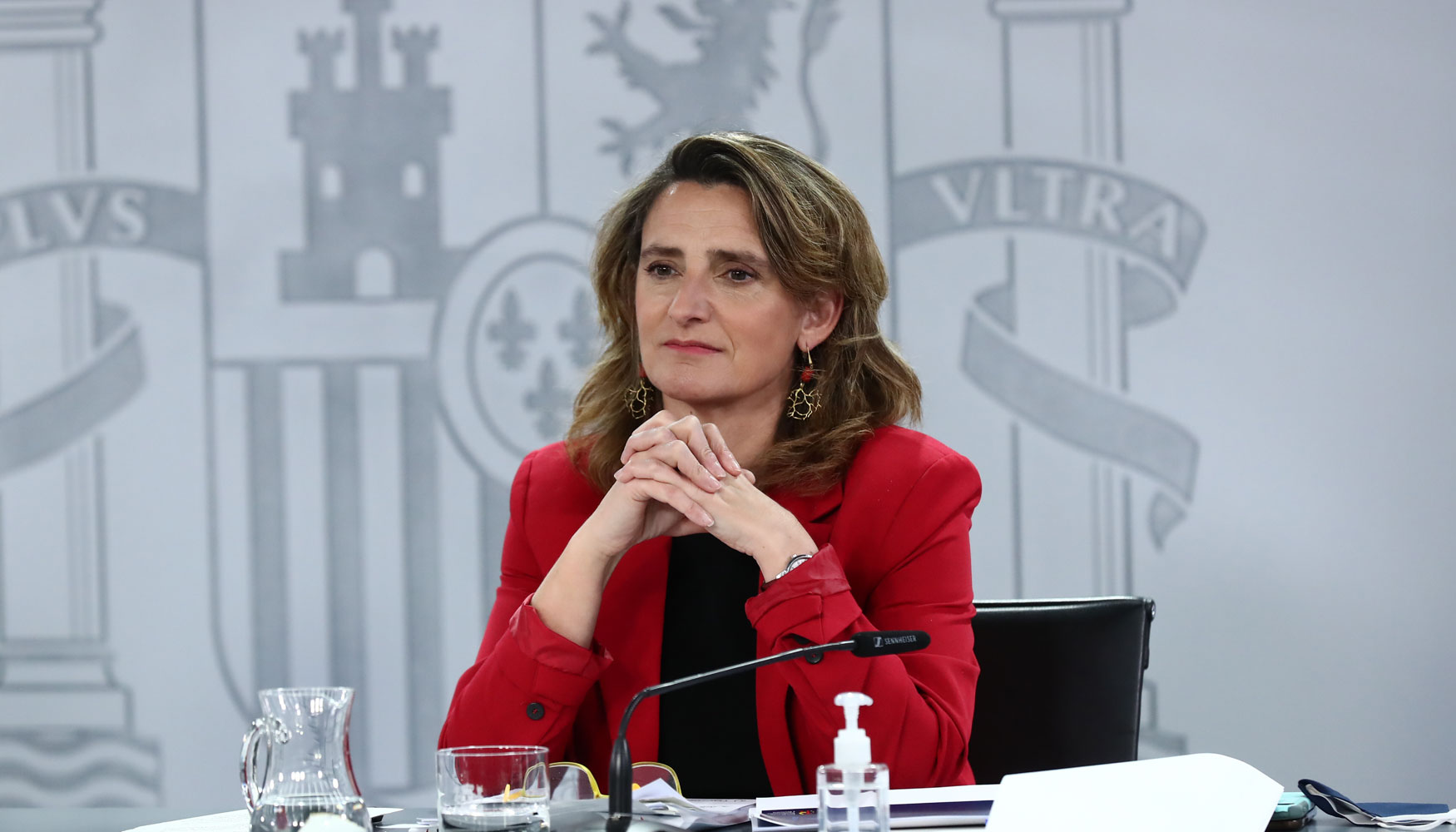 La vicepresidenta tercera y ministra para la Transicin Ecolgica y el Reto Demogrfico, Teresa Ribera...