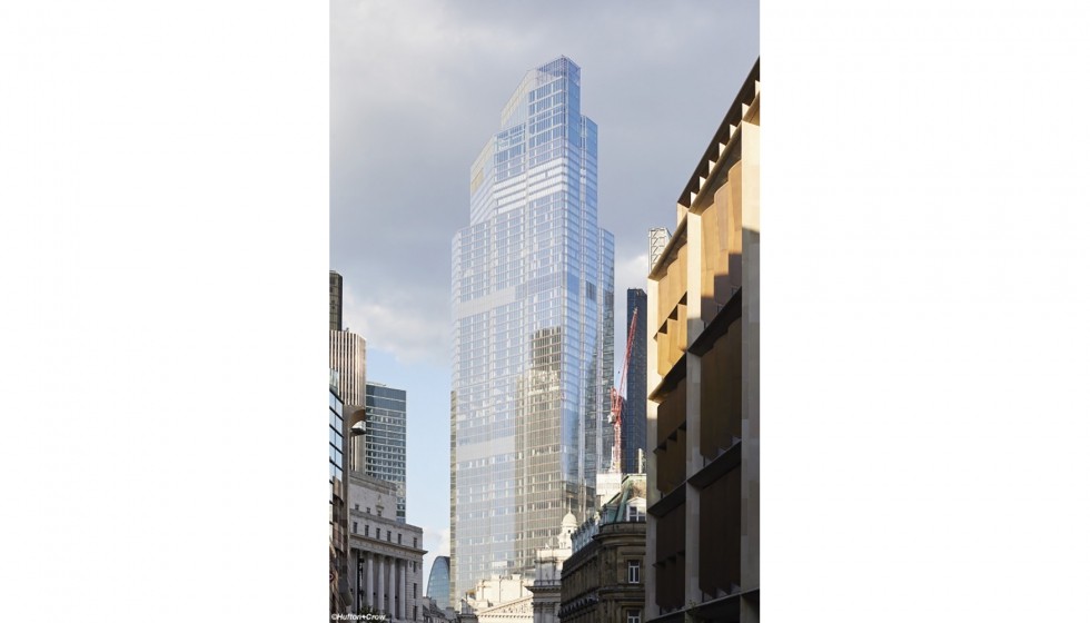 Para la fachada del edificio 22 Bishopsgate se seleccion un acristalamiento altamente transparente de AGC Interpane