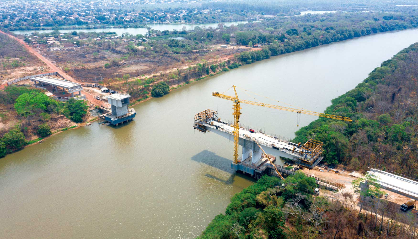 El nuevo puente unir el Parque del Lago en Vrzea Grande con el Parque Atalaia