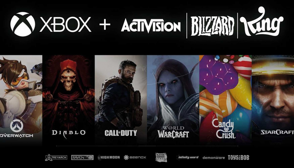 Microsoft aade los videojuegos de Activision Blizzard a su portfolio. (Foto: Microsoft)