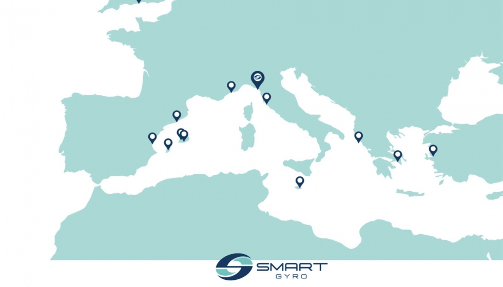 Puntos de venta de SmartGyro en el Mediterrneo