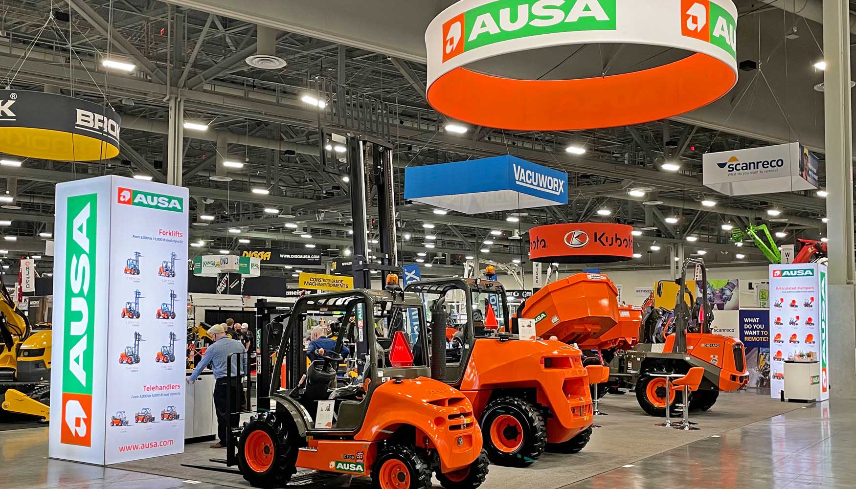 Stand de Ausa en la feria World of Concrete 2022