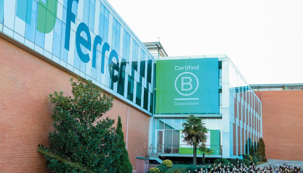 Ferrer ha sido reconocida como empresa B Corp a nivel global...