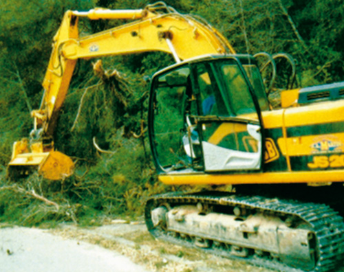Trituradora forestal para mquinas excavadoras de gran tonelaje