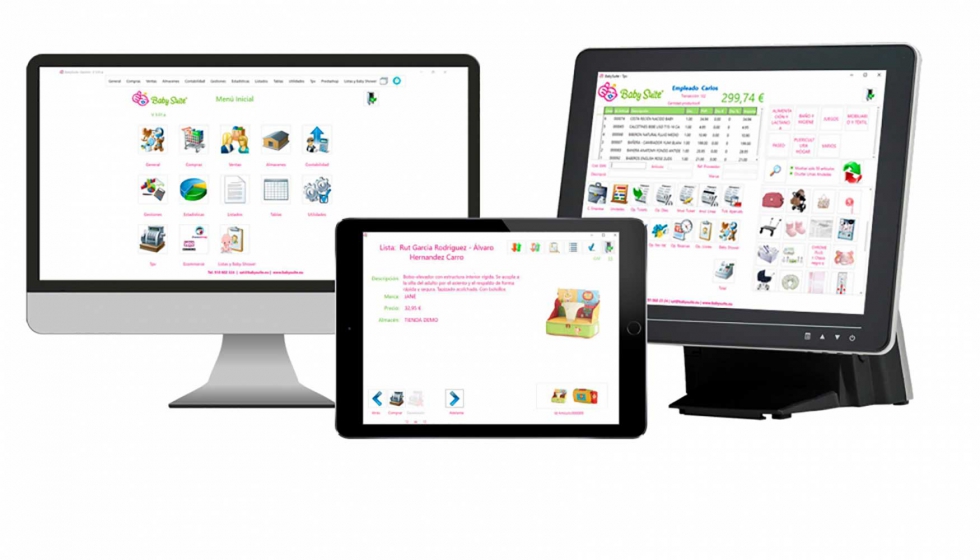 Baby Suite cuenta con un software que se ha dise�ado de inicio para atender el negocio de puericultura