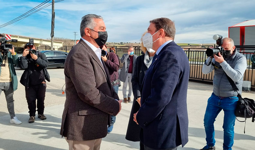 Visita del ministro Luis Planas a las instalaciones de Garese