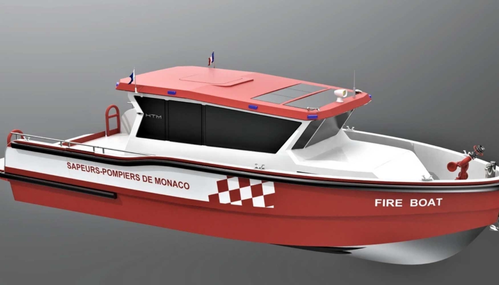 La nueva patrullera de extinci�n de incendios y rescate de High Tech Marine estar� equipada con la estabilizaci�n SmartGyro...