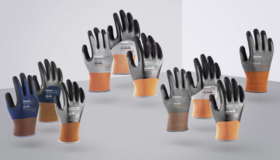 Con sus doce modelos, la nueva serie de guantes de proteccin Garant Master sin silicona cubre todos los peligros