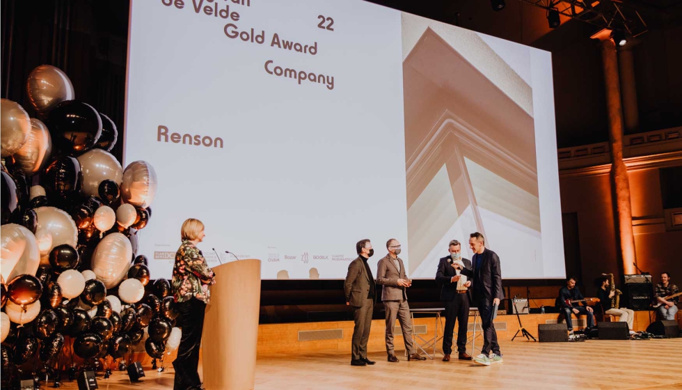 Renson ha recibido el premio Henry van de Velde a la Empresa' 22