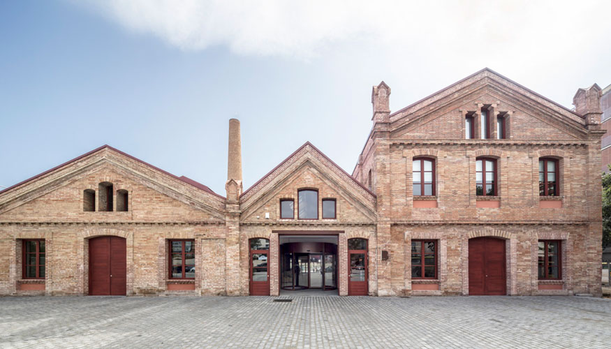 Fachada de Ca LAlier, centro de innovacin urbana de la ciudad de Barcelona